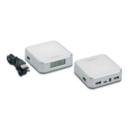 Usb hub με 4 θέσεις και ρολόι - Μ 3169