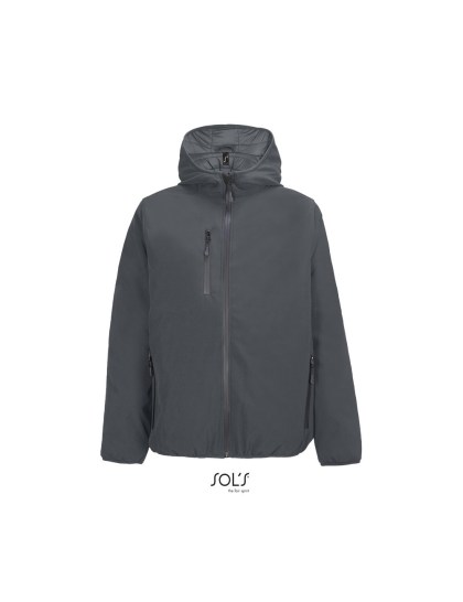 Men's Falcon Padded Softshell – Waterproof & Windproof (SO 04449) Charcoal Grey