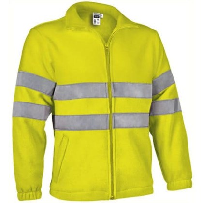 Fleece Jacket Ανακλαστικό - AIRPORT (VL 54800) - Κίτρινο Φωσφοριζέ