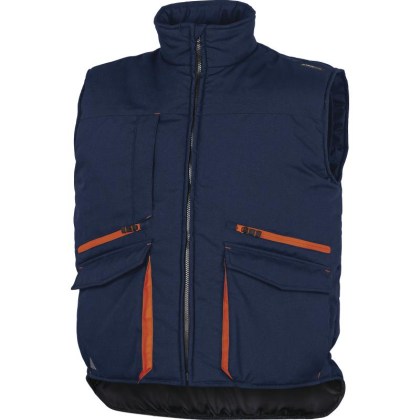 Μπουφάν αμάνικο SIERRA2 Delta plus SIERRA2 navy-πορτοκαλί