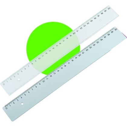 Χάρακας 30 cm 2 χρωμάτων B 1290
