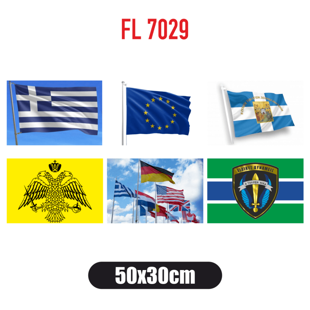 Σημαία 50 x 35 εκ (FL 7029)