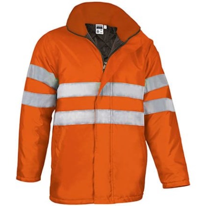 Αδιάβροχο Parka Με Κουκούλα Ανακλαστικό - TRAFFIC (VL 59720) - Πορτοκαλί Φωσφοριζέ - Fluo Orange