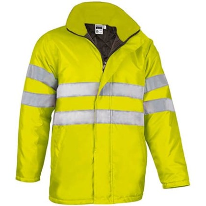 Αδιάβροχο Parka Με Κουκούλα Ανακλαστικό - TRAFFIC (VL 59720) - Κίτρινο Φωσφοριζέ - Fluo Yellow