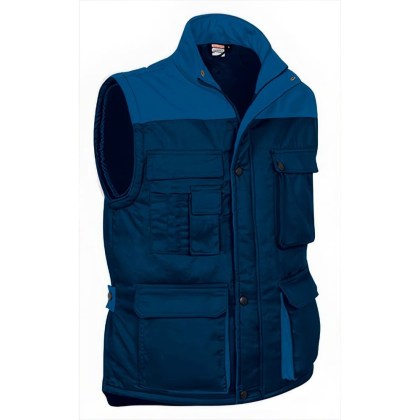 Δίχρωμο γιλέκο εργασίας με επένδυση (VL 57220 Thunder) - Orion Navy - Μπλε Ρουά