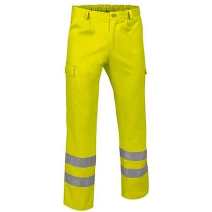 Vl 59660 Panteloni Ergasias Anaklastiko Fluo Yellow