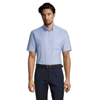 Κοντομάνικο πουκάμισο (Brisbane fit 02921) γαλάζιο