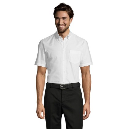 Κοντομάνικο πουκάμισο (Brisbane fit 02921) λευκό